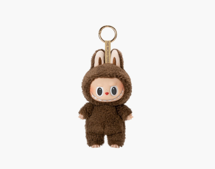 Pop Mart Labubu The Monsters Tasty Macarons  Vinyl Plush Pendant "Chestnut Cocoa"  