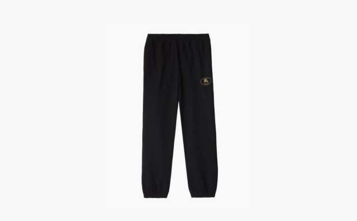 Burberry Knight Stamp Cotton Jogging Pants in Black for Men "Black" 