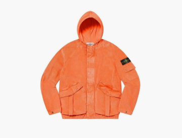 Supreme x Stone Island Corduroy Jacket Orange 