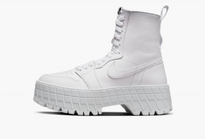 Air Jordan 1 High Brooklyn WMNS "Triple White" 5W