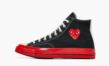 Comme des Garcons Play x Converse Chuck 70 High Black Red 