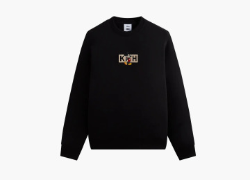 Kith For Mickey & Friends Cyber Monday Mickey Classic Logo Crewneck Black 