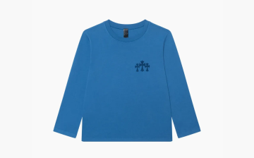 Chrome Hearts Triple Cross Hollywood Long Sleeve Blue 