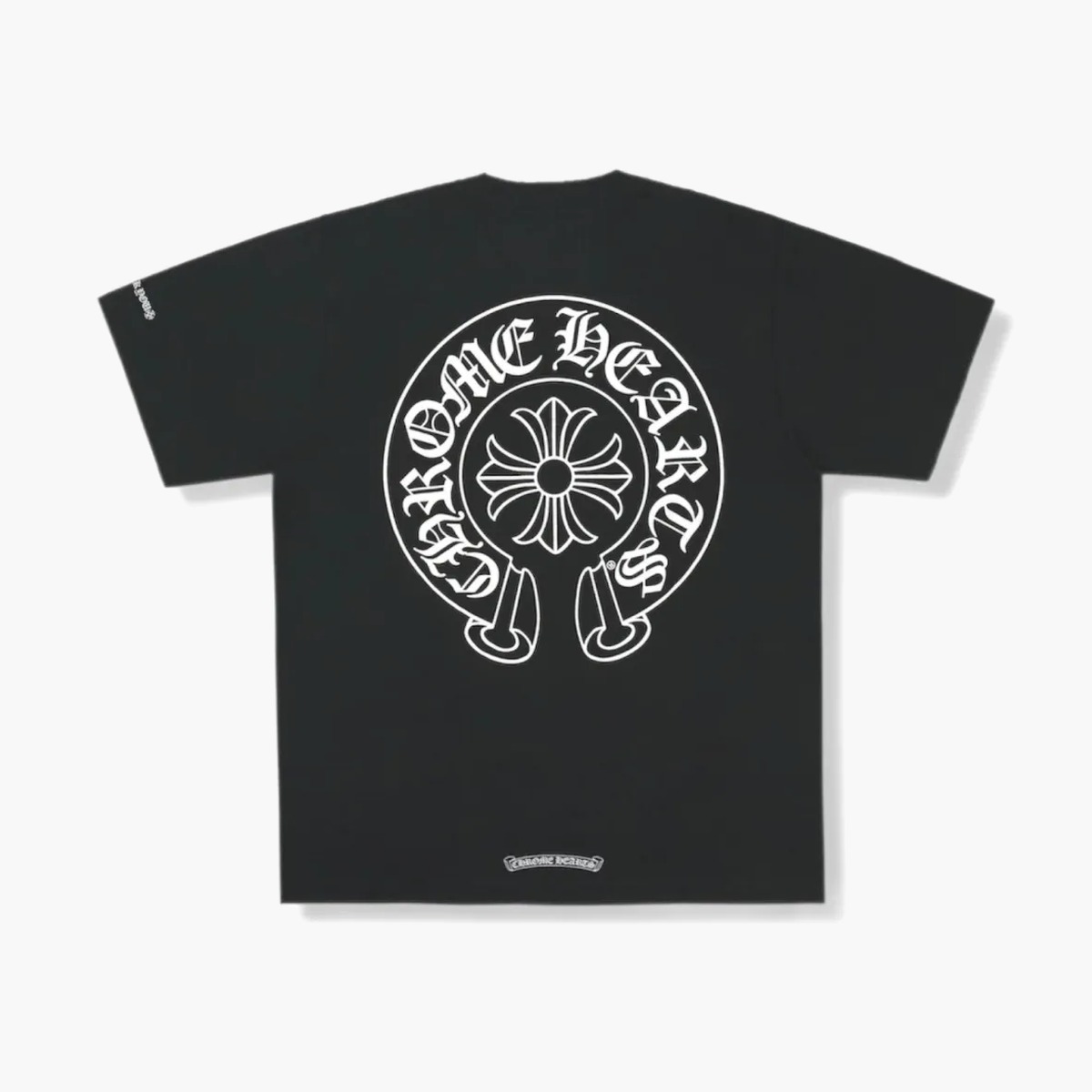 Футболка Chrome Hearts Horse Shoe Logo Pocket T-Shirt Black