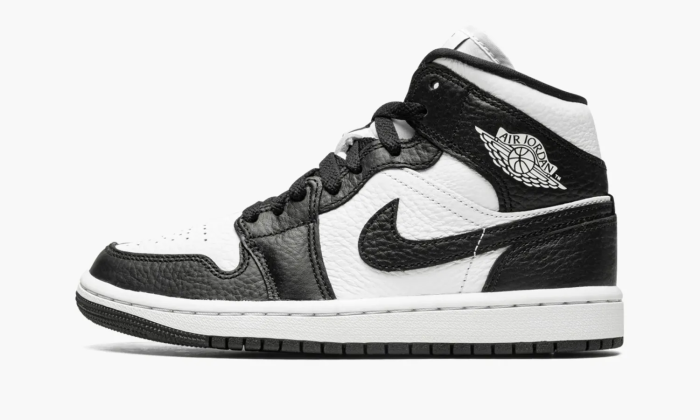 Air Jordan 1 Mid Split WMNS Black White 