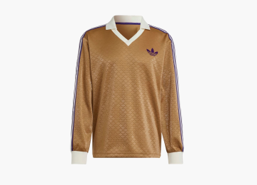Adidas Originals Adicolor Heritage Now Vintage Long Sleeve Tee Brown Desert 