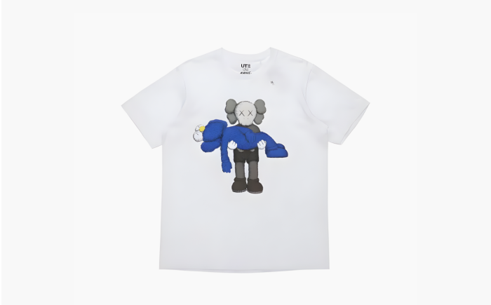Kaws & Uniqlo Tee Blue 