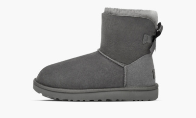 UGG Mini Bailey Bow II WMNS "Grey" - 5 US UGG Mini Bailey Bow II WMNS "Grey" - 5 US