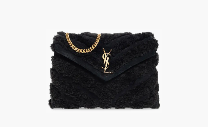 Saint Laurent Medium Loulou Shoulder Bag "Black" 