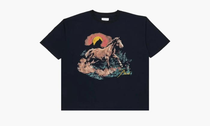 RHUDE Santo Tee Vintage Black  RHUDE Santo Tee Vintage Black