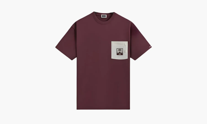 KITH X Columbia Ard Vintage Tee Burgundy  KITH X Columbia Ard Vintage Tee Burgundy