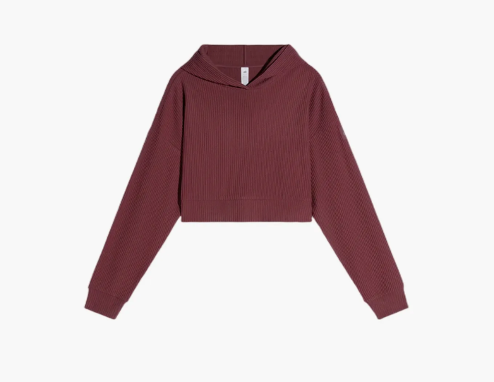 Alo Yoga Muse Hoodie Burgundy Truffle  Alo Yoga Muse Hoodie Burgundy Truffle