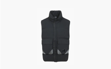 C.P. Company Chrome-R Gilet Men Black 