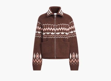 Adidas Originals Fair Isle Cardigan Auburn 