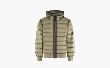 C.P. Company Heren D.D. Shell Hooded Jacket Bruin Brown 