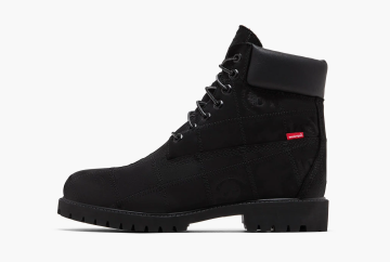 Timberland 6 Inch Premium Waterproof Boot x Supreme Patchwork - Black 