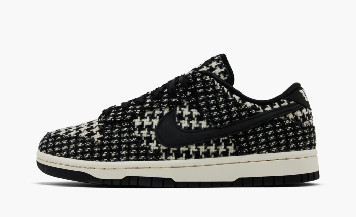Nike Dunk Low WMNS Harris Tweed White Black Multi 