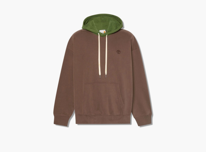 Timberland Heavy Boucle Hoodie Chocolate Brown  Timberland Heavy Boucle Hoodie Chocolate Brown