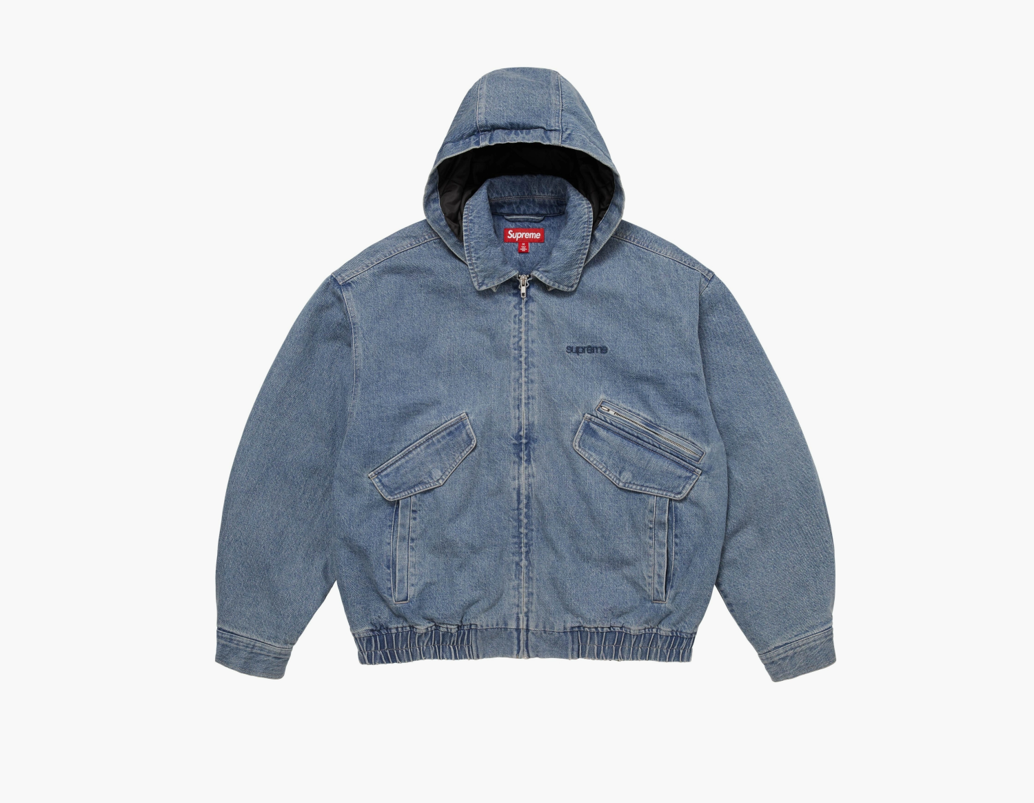 Supreme Hooded Utility Jacket Denim  Supreme Hooded Utility Jacket Denim