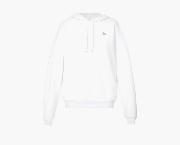Alo Yoga Accolade Hoodie White  Alo Yoga Accolade Hoodie White