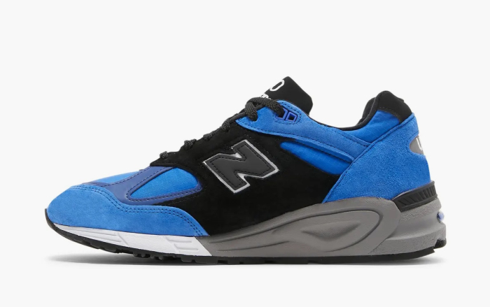 New Balance 990v2 Made in USA Blue Suede 