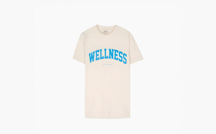 Sporty & Rich Wellness Ivy Crewneck T-Shir "White" 