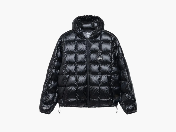 Stussy Midweight Hooded Puffer Black 