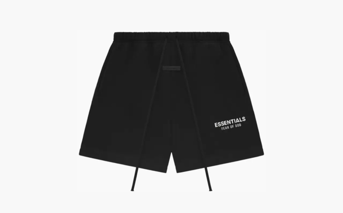 Fear of God Essentials Classic Sweatshort Jet Black  Fear of God Essentials Classic Sweatshort Jet Black