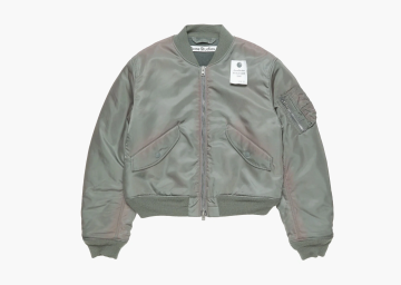 Acne Studios Washed Bomber Jacket Stone Grey 