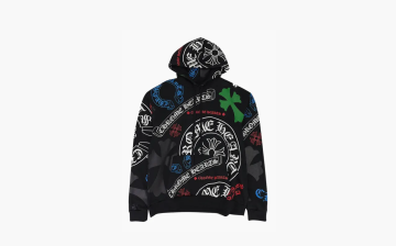 Chrome Hearts Chrome Hearts Stencil Hooded Black 