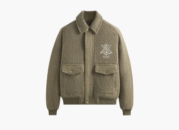 Kith Boucle Hawthorne Flight Jacket Palomino 