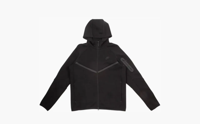 Nike Tech Full Zip Windrunner Hoodie Black/Black 