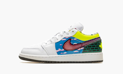 Air Jordan 1 Low GS "Old School Gaming" - 6Y