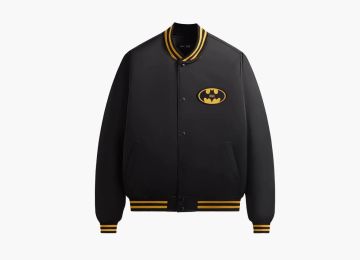 Kith x Batman Satin Bomber Jacket Black 