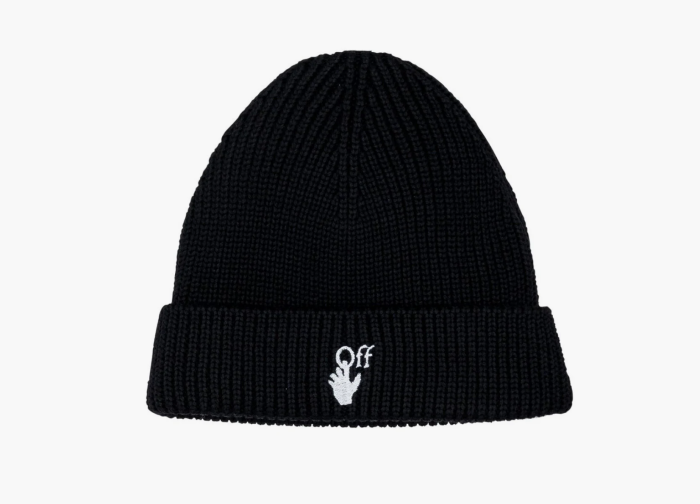 Off-White Hand Off Logo Wool Beanie Black  Off-White Hand Off Logo Wool Beanie Black