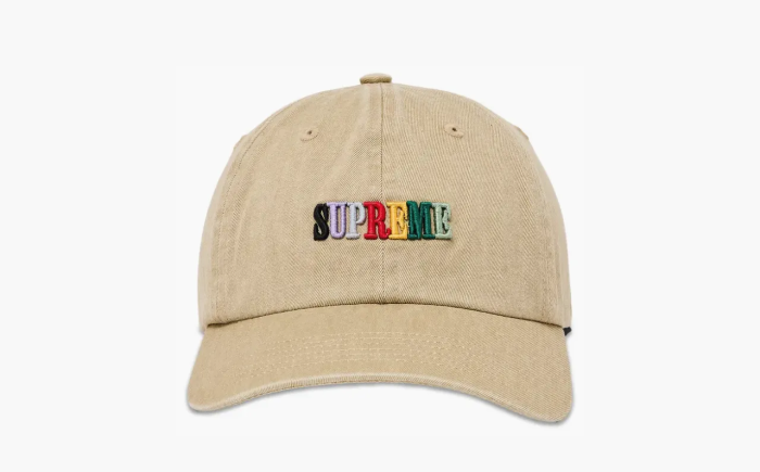 Supreme Pigment Dye 6-Panel Tan  Supreme Pigment Dye 6-Panel Tan
