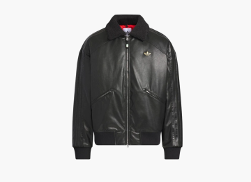 Adidas Originals Year Of The Snake Limited Lny Pleather Retro Warm Jacket Black 