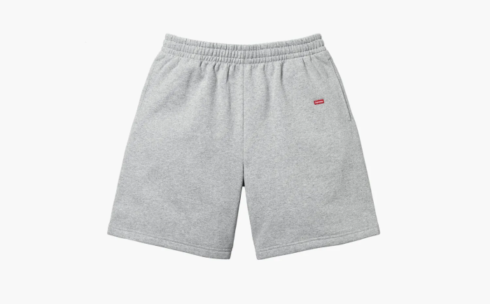 Supreme Small Box Sweatshort  Heather Grey 