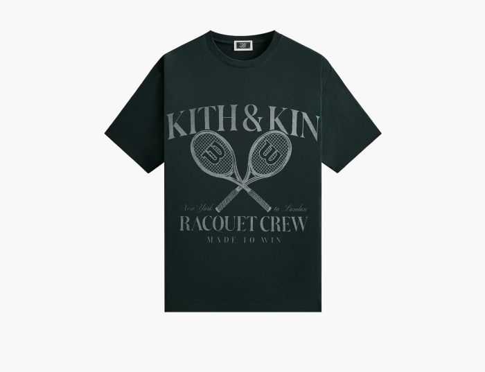 Kith x Wilson Racquet Crew Vintage Tee Stadium  Kith x Wilson Racquet Crew Vintage Tee Stadium