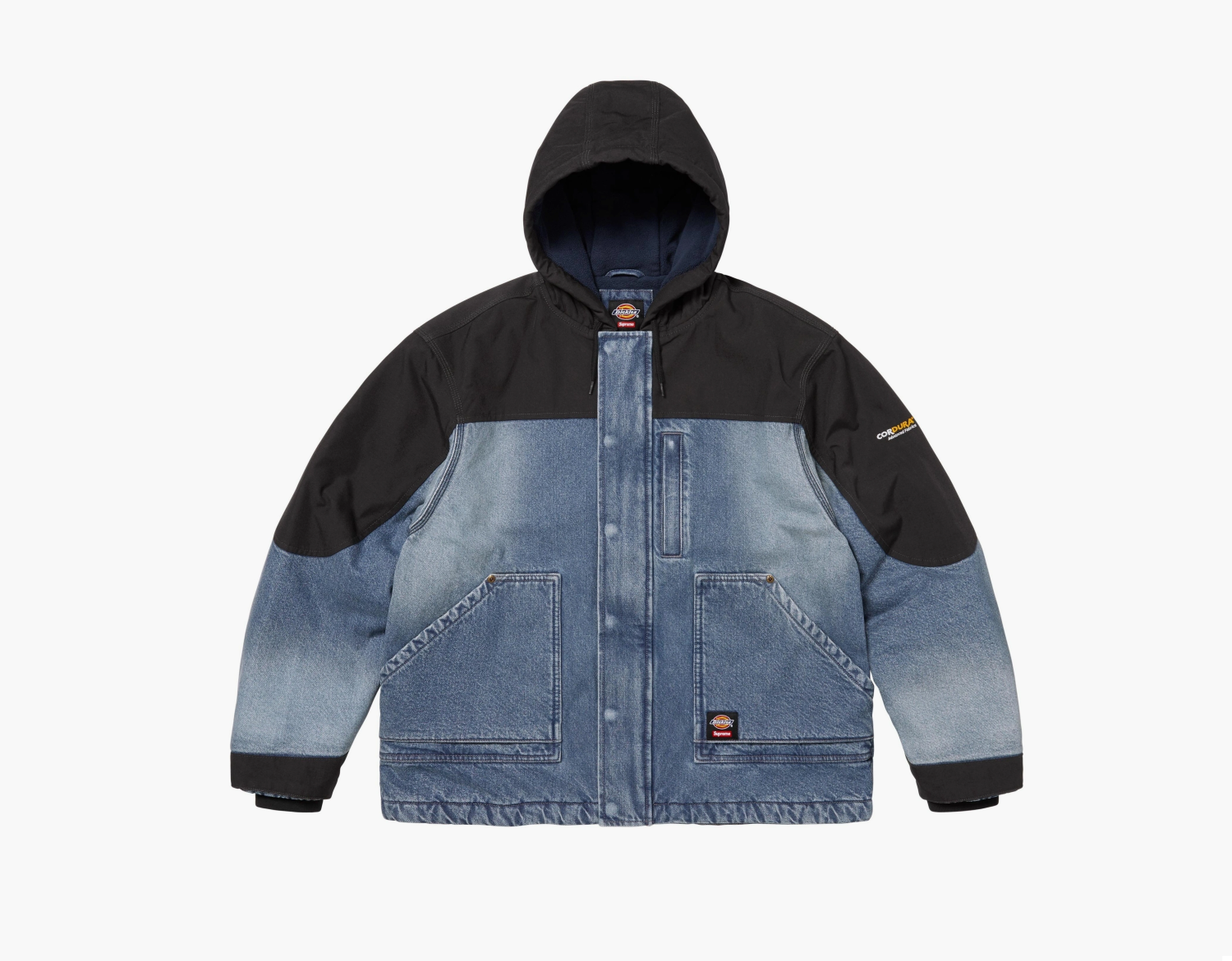 Supreme x Dickies Cordura Hooded Work Jacket Denim   Supreme x Dickies Cordura Hooded Work Jacket Denim