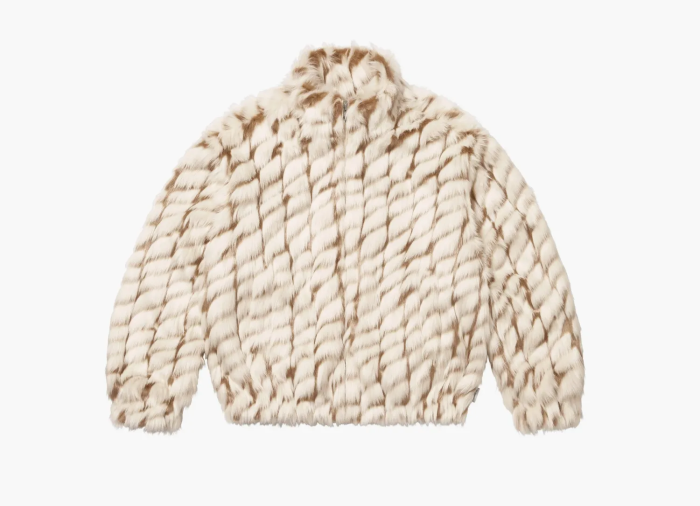 Supreme 2-Tone Windstopper Faux Fur Jacket Tan 