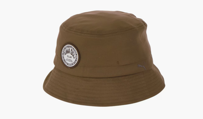 Puma Golf Bucket Hat Side Vent Hat Dark Brown  Puma Golf Bucket Hat Side Vent Hat Dark Brown