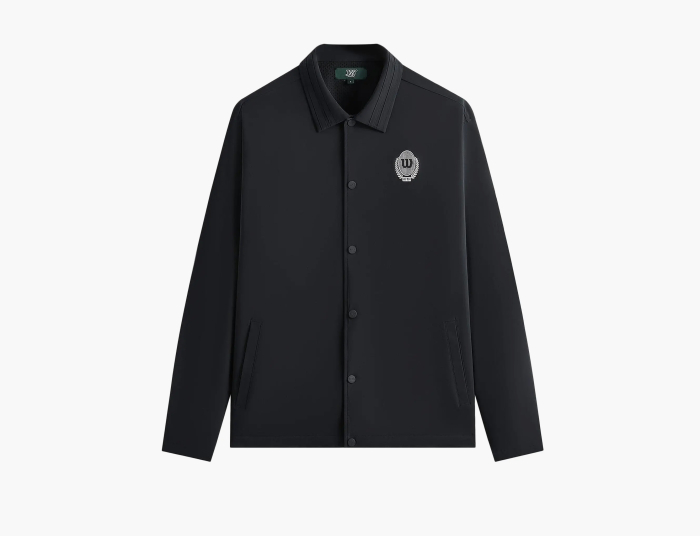 Kith x Wilson Coaches Jacket Black  Kith x Wilson Coaches Jacket Black
