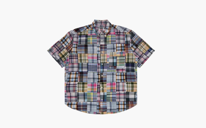 Supreme x Goodenough Patchwork Madras Short-Sleeve Shirt "Multicolor" 