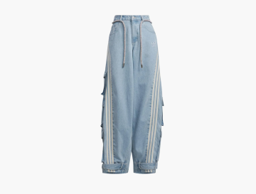 Adidas Originals Adilenium Denim Cargo Pants Indigo Denim 