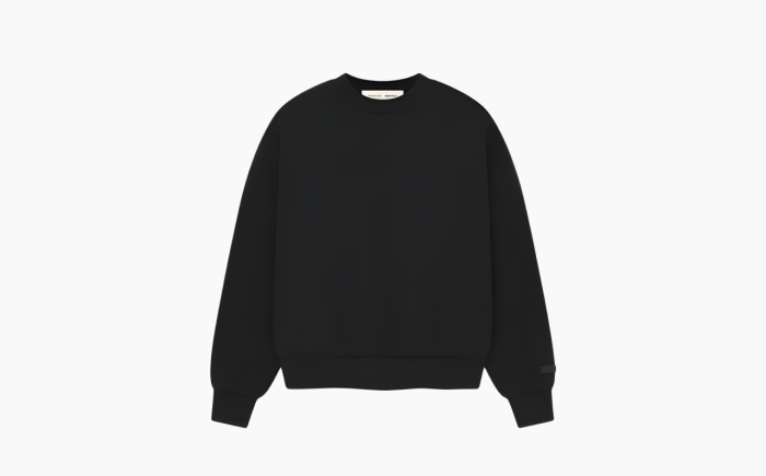 Fear Of God Essentials Graphic print Sweatshirt "Jet Black" 