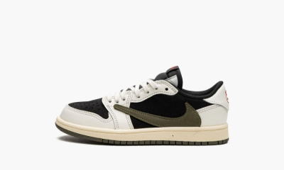 Air Jordan 1 Retro Low OG SP PS "Travis Scott Olive" - 11C