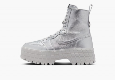 Air Jordan 1 High Brooklyn WMNS "Metallic Silver" 5.5W