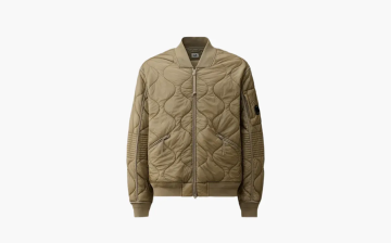 C.P. Company Liner Padded Bomber Vintage Brown 