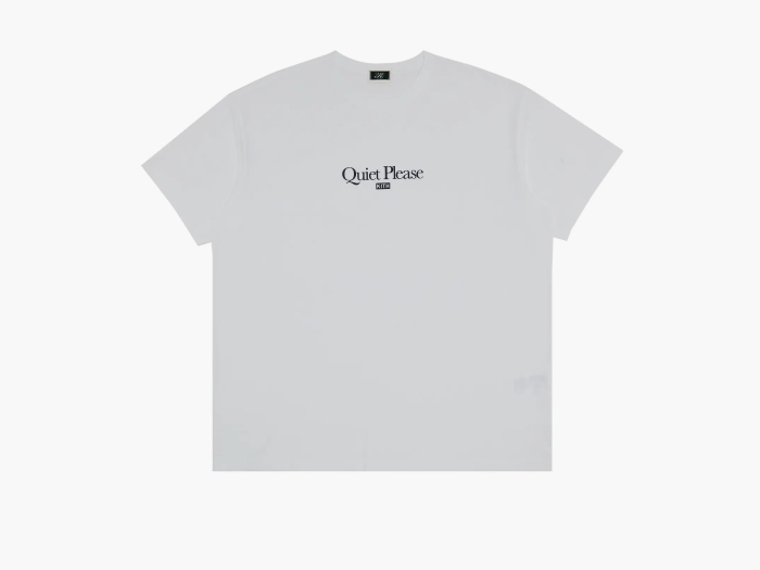 Kith x Wilson Quiet Please Tee White 